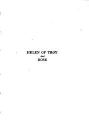 Cover of: Helen of Troy: And Rose