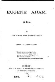 Cover of: Eugene Aram: A Tale by Edward Bulwer Lytton, Baron Lytton