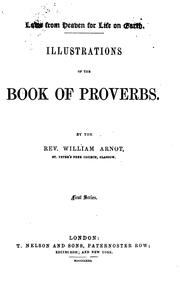 Cover of: Illustrations of the Book of Proverbs