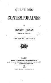 Cover of: Questions contemporaines