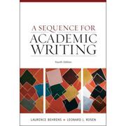 Cover of: A sequence for academic writing