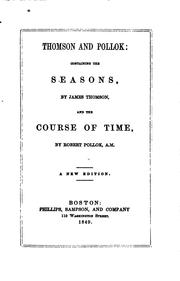 Cover of: Thomson and Pollok: Containing The Seasons