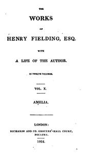 Cover of: The works of Henry Fielding by Henry Fielding