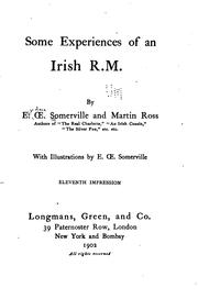 Cover of: Some Experiences of an Irish R.M. by E. OE. Somerville, Martin Ross