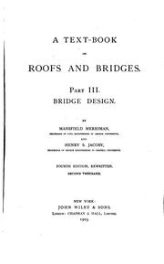 Cover of: A Text Book on Roofs and Bridges