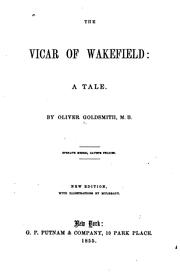 Cover of: The Vicar of Wakefield: A Tale