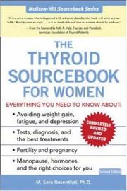 Cover of: The Thyroid Sourcebook for Women (McGraw-Hill Sourcebooks) by M. Sara Rosenthal