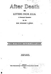 Cover of: After Death; Or Letters from Julia
