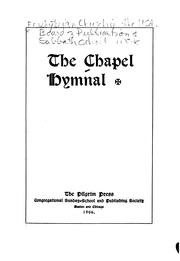 Cover of: The Chapel Hymnal
