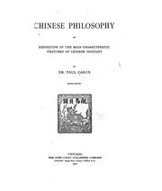 Cover of: Chinese Philosophy by Paul Carus