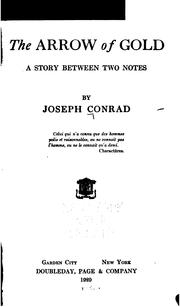 Cover of: The Arrow of Gold: A Story Between Two Notes