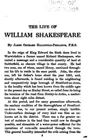 Cover of: Life of Shakespeare by James Orchard Halliwell-Phillipps