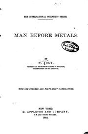 Cover of: Man Before Metals