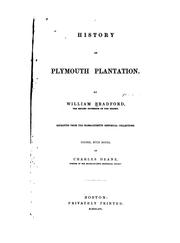 Cover of: History of Plymouth Plantation
