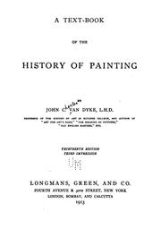 Cover of: A Text-book of the History of Painting by John Charles Van Dyke