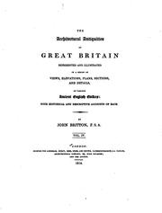 Cover of: The Architectural Antiquities of Great Britain by John Britton