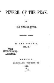 Cover of: Peveril of the Peak by Sir Walter Scott