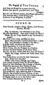 Cover of: Tom Thumb: A Tragedy, as it is Acted at the Theatre in the Hay-market