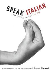 Cover of: Speak Italian: The Fine Art of the Gesture