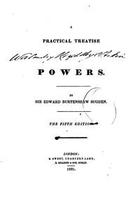 Cover of: A Practical Treatise of Powers