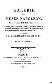 Cover of: Galerie du Musée Napoléon,