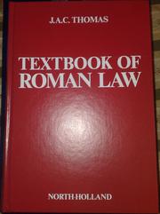 Textbook of Roman law