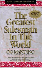 Cover of: The greatest salesman in the world by Og Mandino