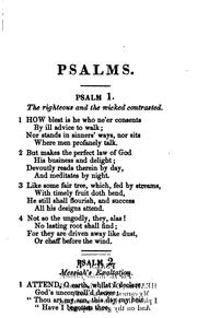 A Selection of Psalms and Hymns: Chiefly Adapted for Public Worship by of Kingswinford Edward Davies, Edward Davies, John A. Baxter
