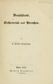 Cover of: Deutschland, Oesterreich und Preussen.