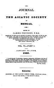 Journal of the Asiatic Society of Bengal by Asiatic Society of Bengal