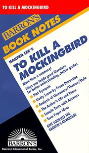 Harper Lee's To kill a mockingbird by Joyce Milton