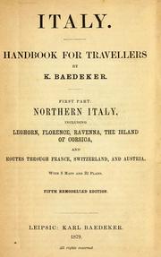 Cover of: Italy by Karl Baedeker (Firm)