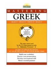 Cover of: Mastering Greek: Hear It, Speak It, Write It, Read It