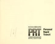 Cover of: Schaumburg PRT application |