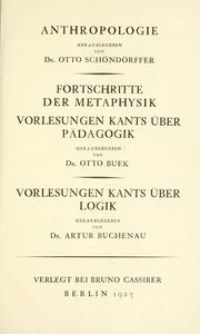 Cover of: Werke.: In Gemeinschaft mit Hermann Cohen [et al.] hrsg. von Ernst Cassirer.
