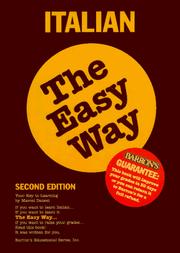 Cover of: Italian the easy way