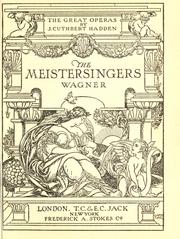 Cover of: The Meistersingers, Wagner