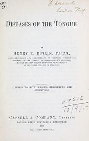 Cover of: Diseases of the tongue