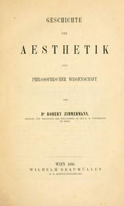 Cover of: Aesthetik