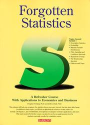 Cover of: Forgotten statistics: a self-teaching refresher course