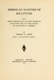 Cover of: American masters of sculpture by Charles Henry Caffin