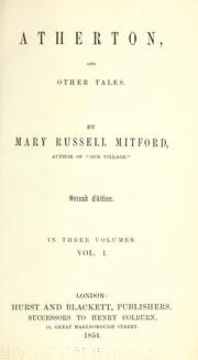 Cover of: Atherton, and other tales.
