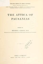 Cover of: Attica of Pausanias