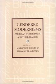 Cover of: Gendered Modernisms: American Women Poets and Their Readers