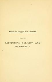 Cover of: Babylonian religion and mythology