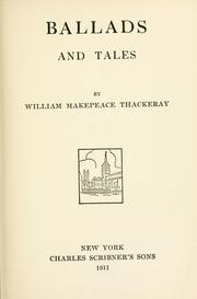 Cover of: Ballads and tales ...