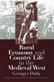 Économie rural et la vie des campagnes dans l'occident mediéval by Georges Duby