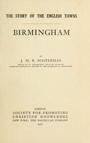 Cover of: Birmingham