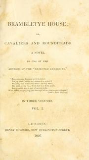 Cover of: Brambletye house: or, Cavaliers and roundheads : a novel