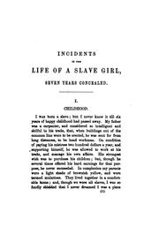 Cover of: Incidents in the Life of a Slave Girl. by Harriet A. Jacobs